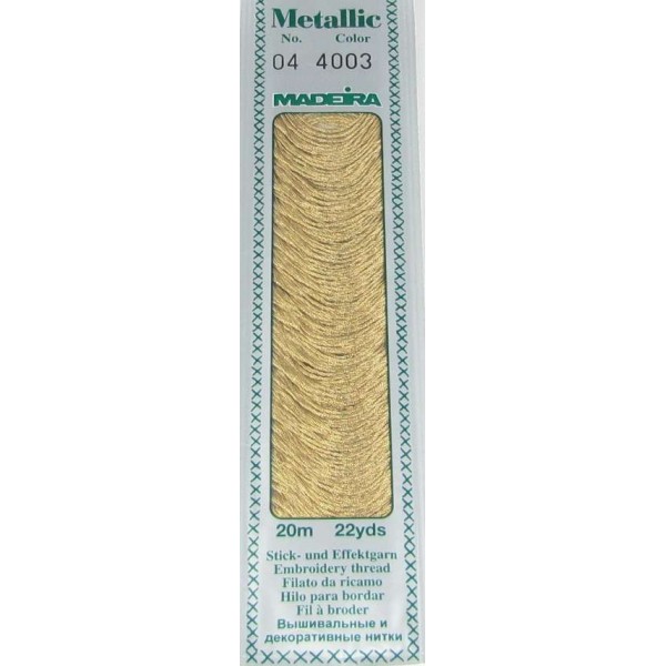X10 MADEJA METALLIC MOULINE Nº 4 - 20M